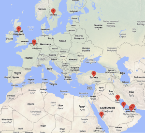 Middle East, UK & Europe Clients