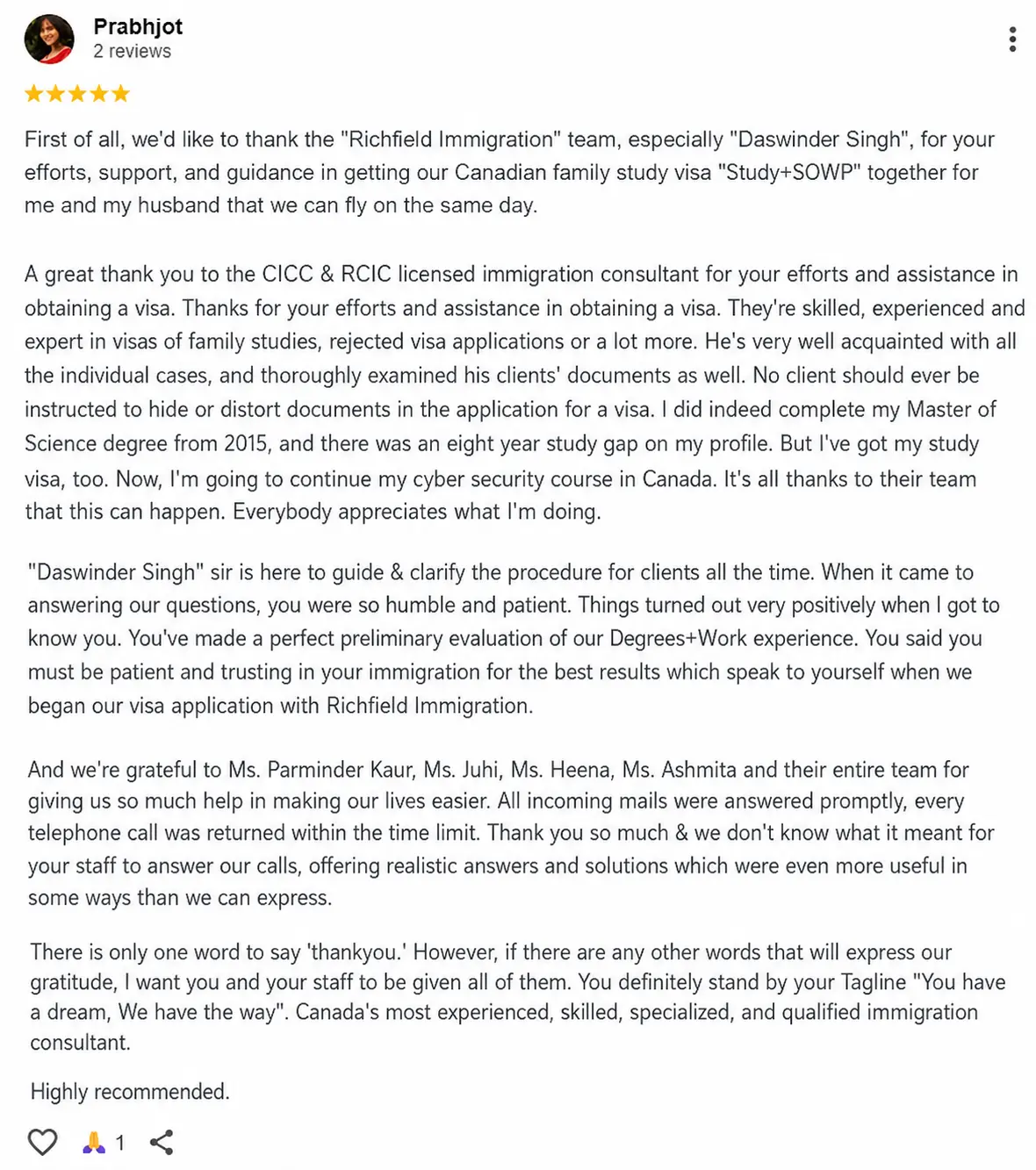 Google Review