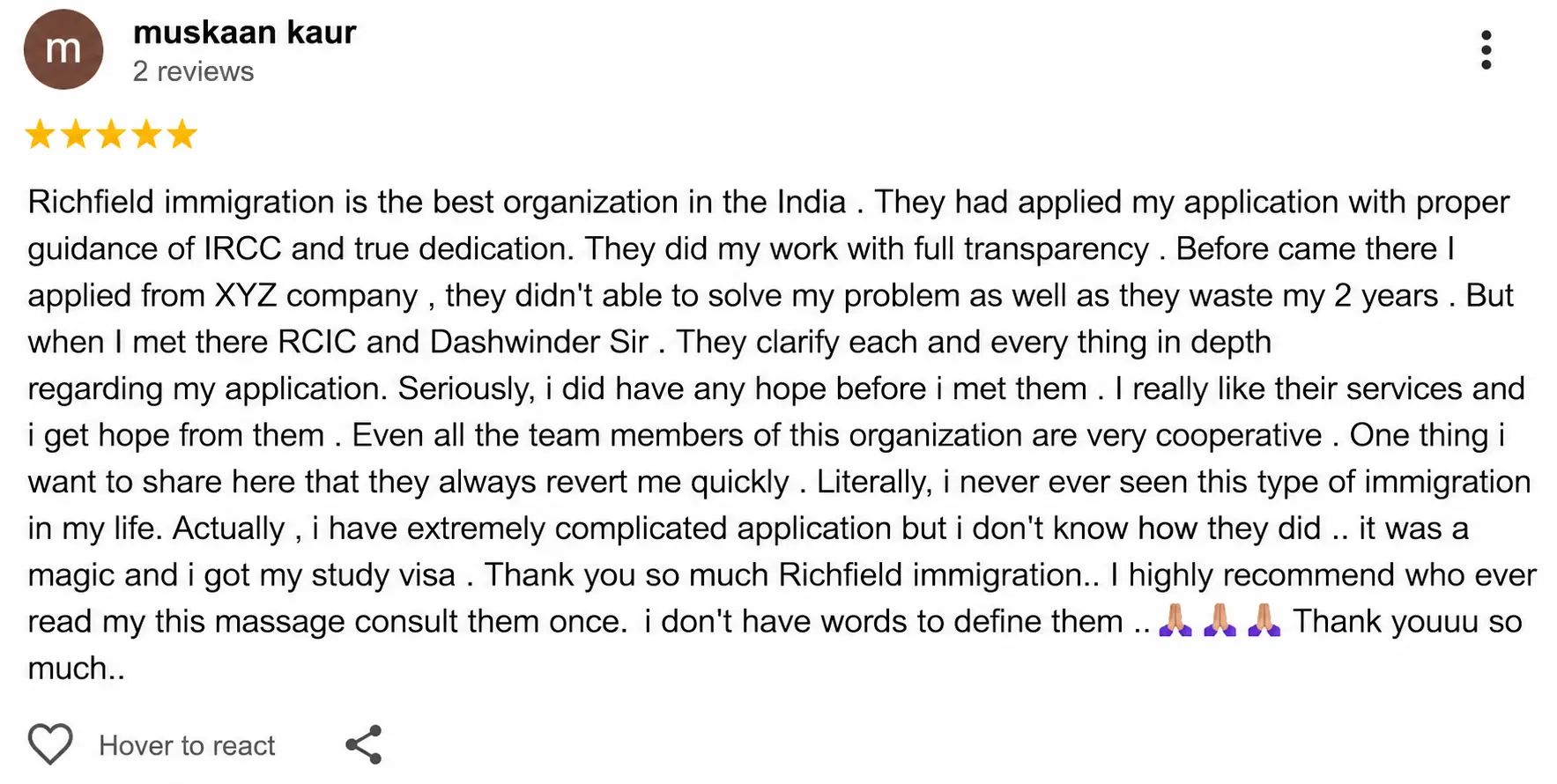 Google Review