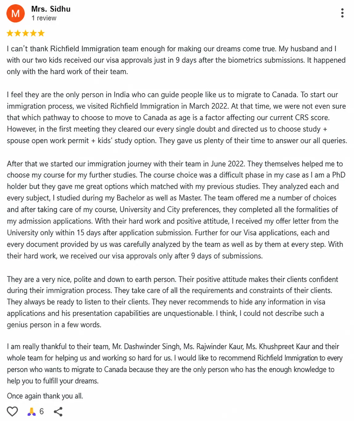 Google Review