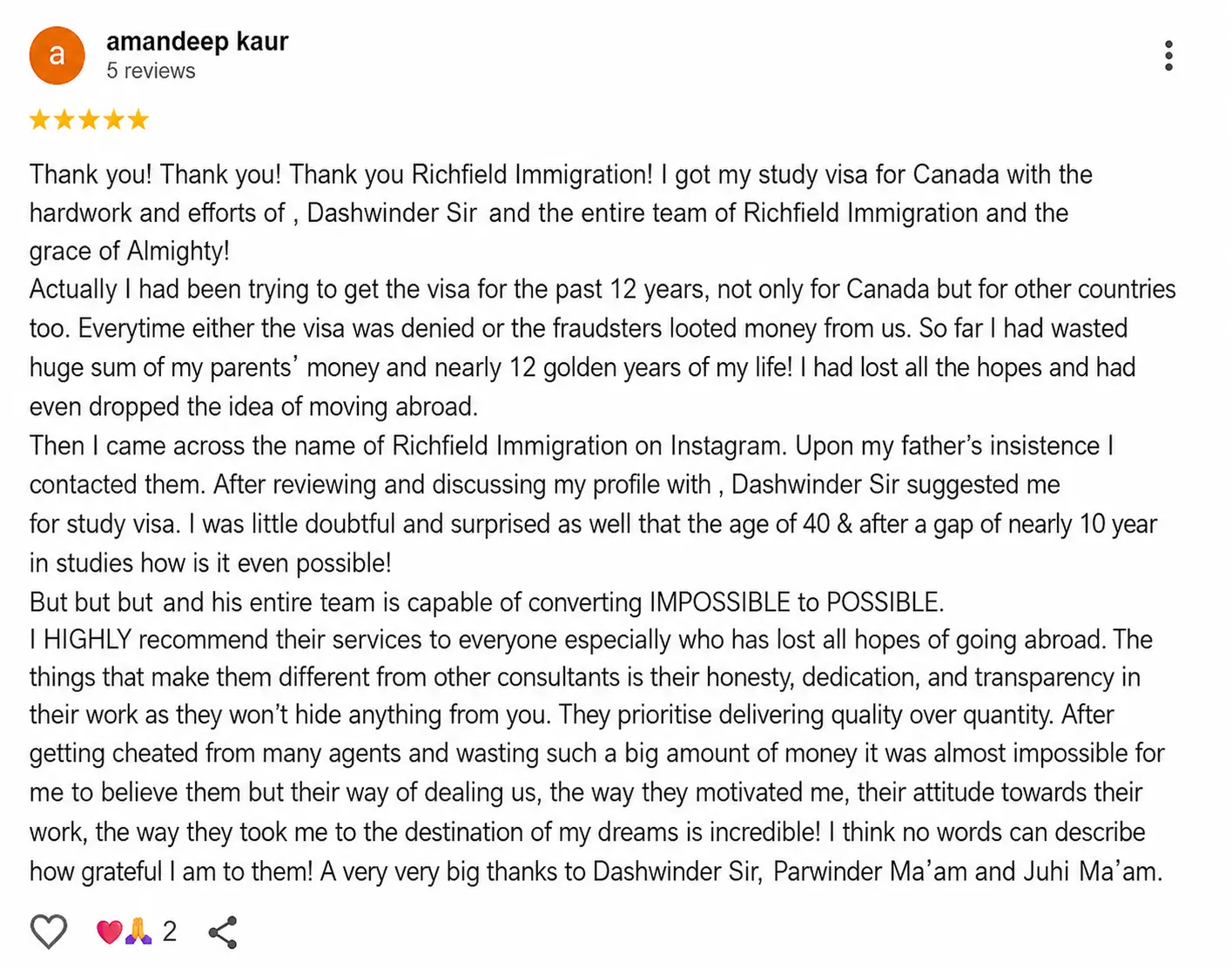 Google Review